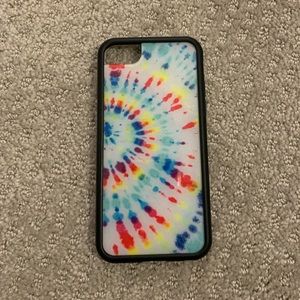 super cute tie die phone case for iphone 6,7,8
